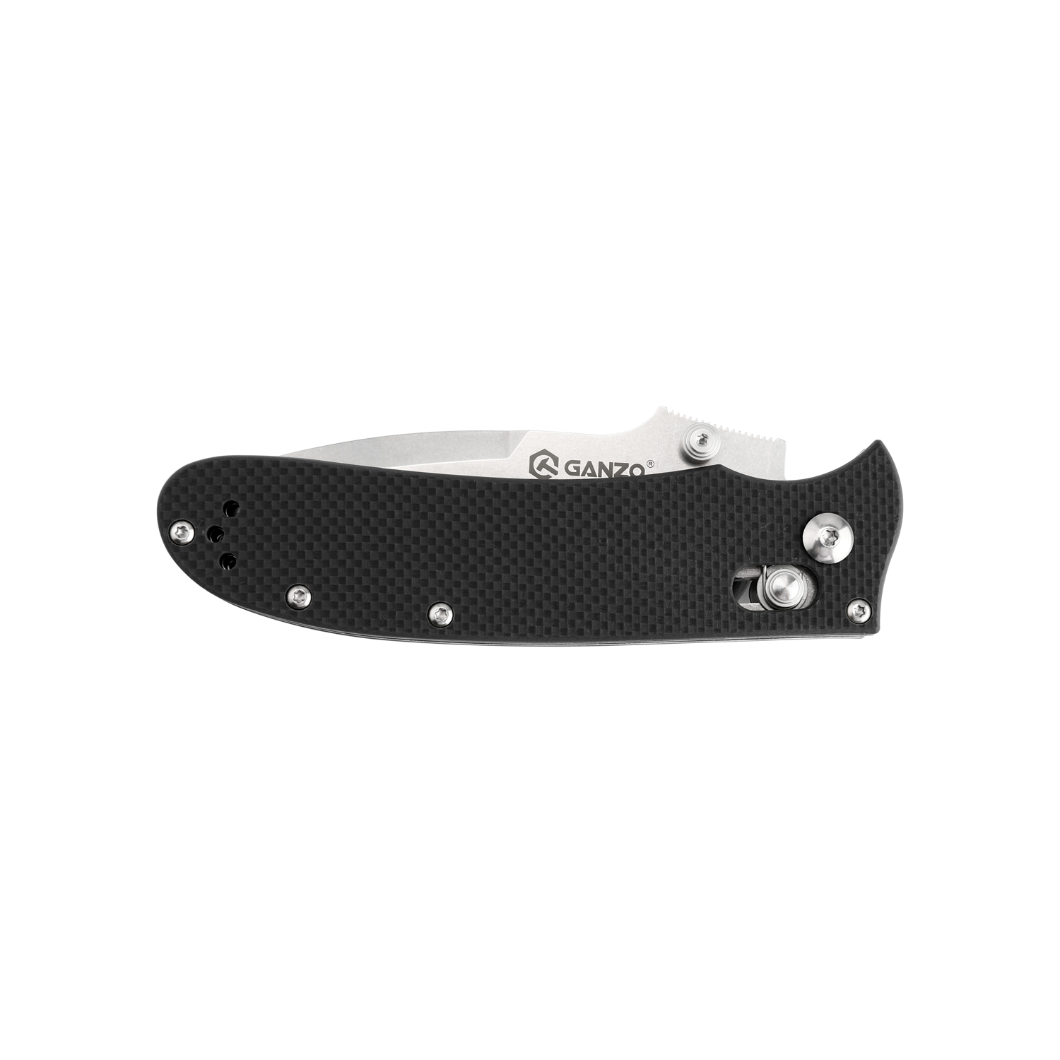 картинка Нож Ganzo D704-BK черный (D2 сталь)