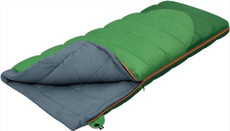 картинка Мешок спальный ALEXIKA SIBERIA (одеяло), (ТК: 0C -6C), зеленый, левый