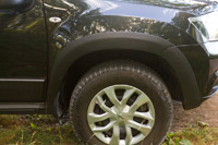 картинка Расширители колесных арок с молдингами на двери для Nissan Terrano 2014— н.в. Шагрень