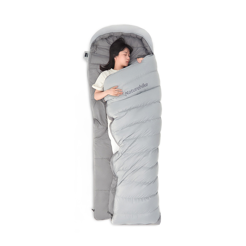 картинка Ультралёгкий спальный мешок Naturehike RM40 Series Утиный пух Grey Size L, 6927595707173