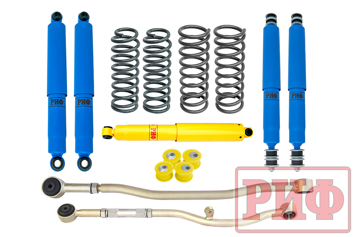 Лифт-комплект РИФ Nissan Patrol Y61 2000+ 100 мм левый руль