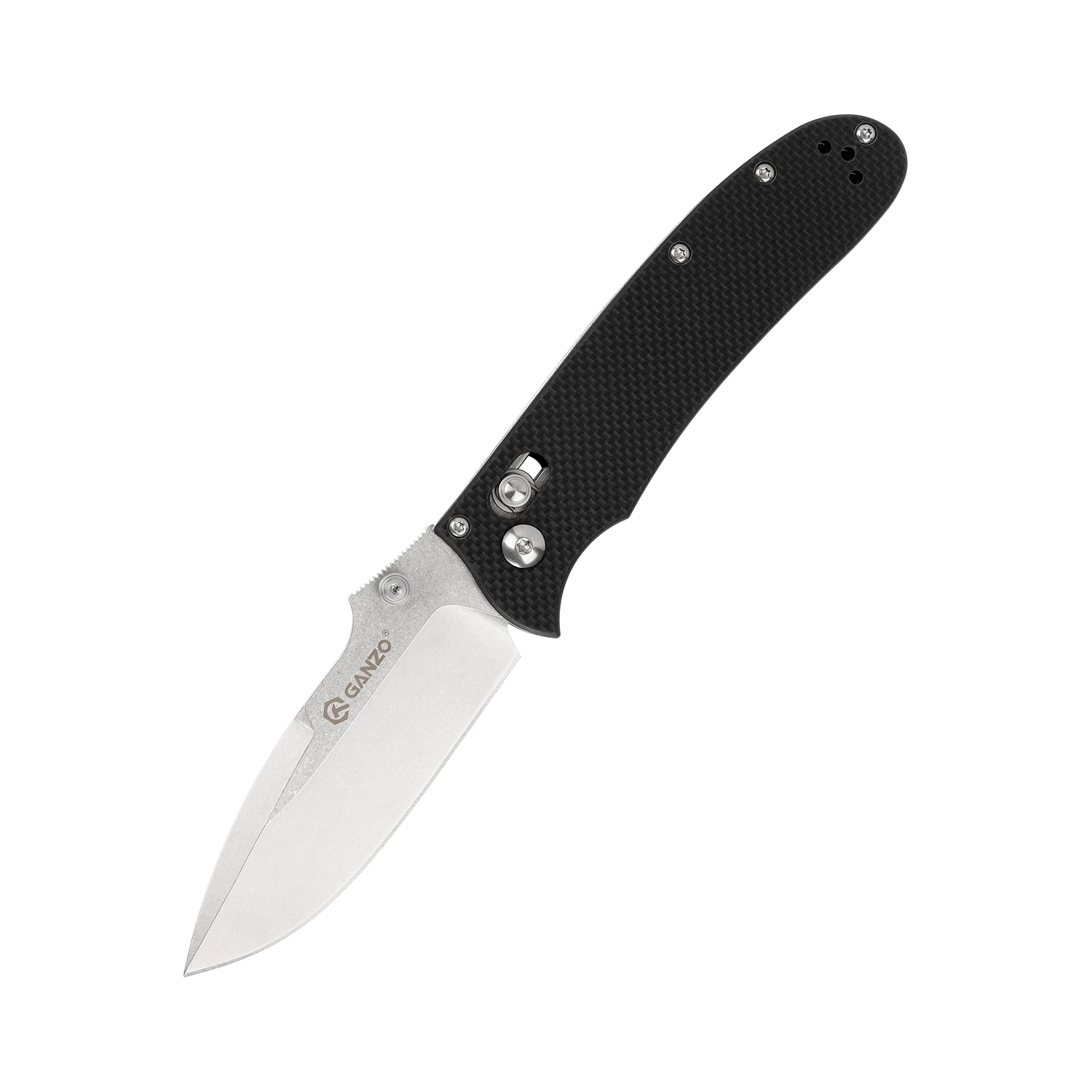 картинка Нож Ganzo D704-BK черный (D2 сталь)