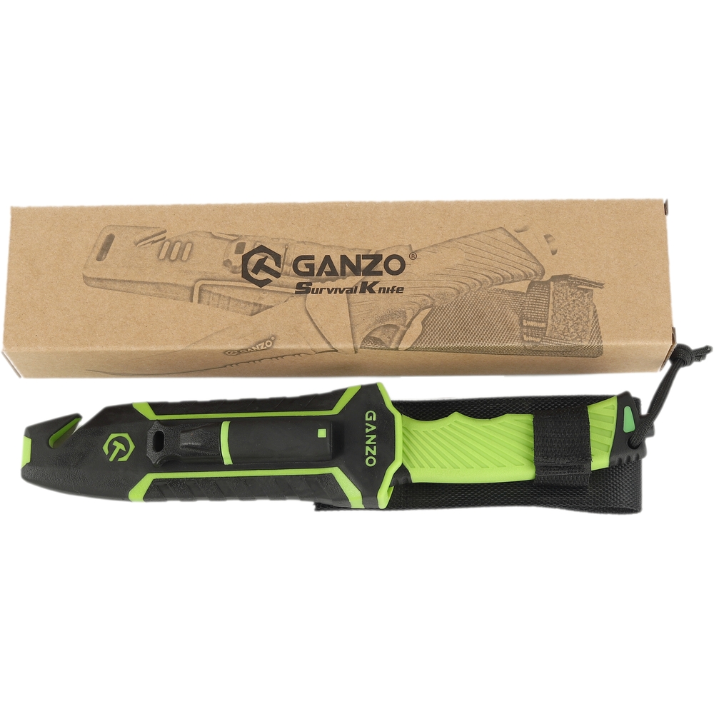 картинка Нож Ganzo G8012V2-LG с паракордом