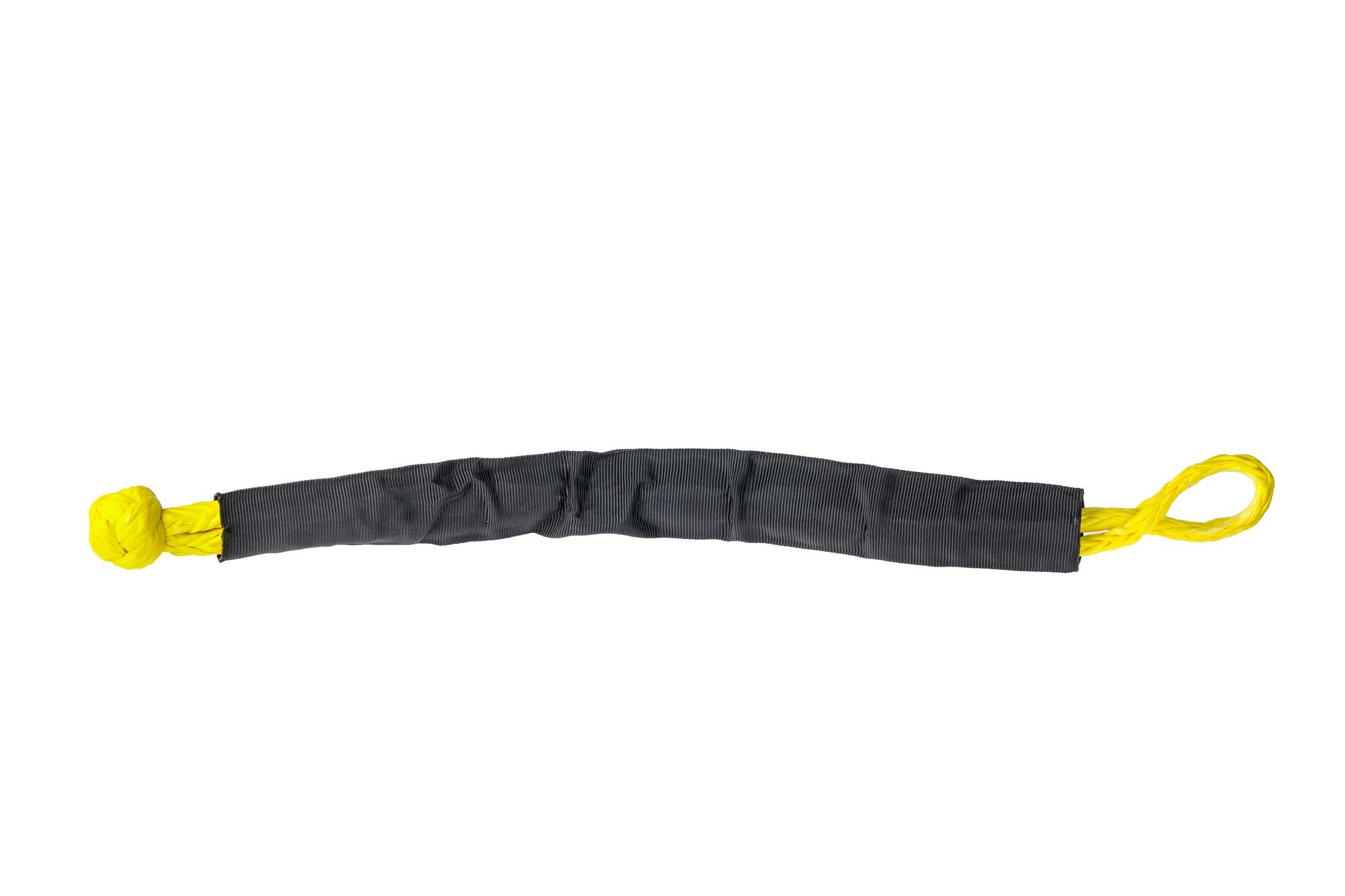 картинка Трос кинетический черный 19мм х 9м, нагрузка до 8,2 тонн, с Софт-Шаклами в Сумке