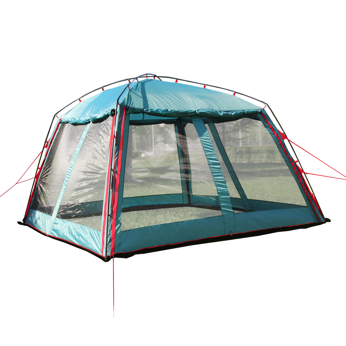 картинка Шатер-палатка BTrace Camp (Зеленый/Бежевый)