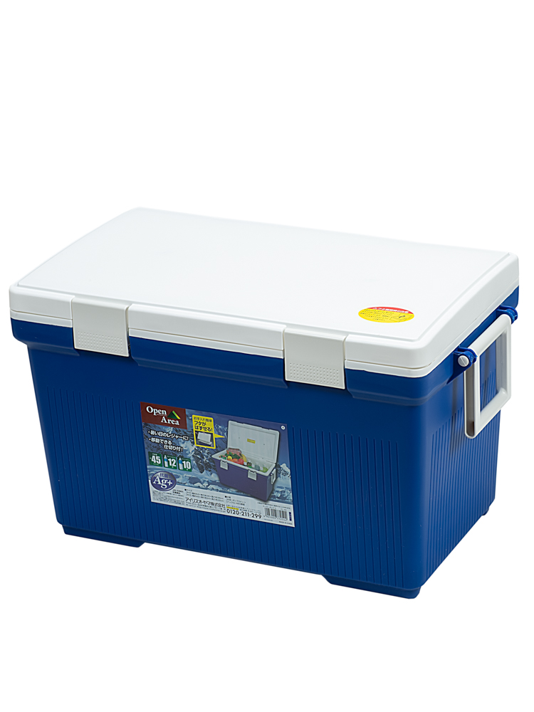 картинка Термобокс IRIS Cooler Box CL-45, 45 литров, синий/белый