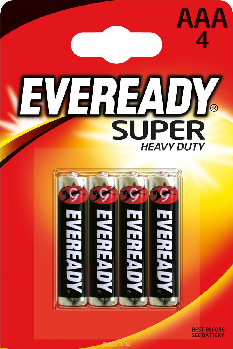 картинка Батарейка Eveready Super LR03 AAA (цена за блистер 4шт)