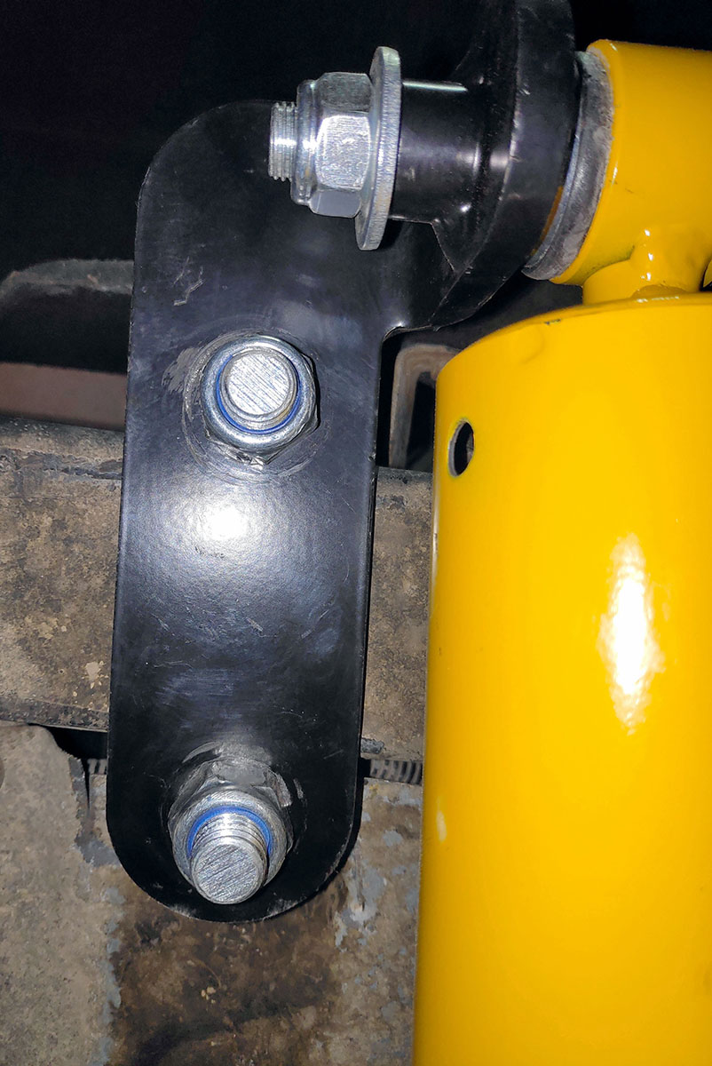 картинка Демпфер РИФ рулевой с кронштейнами УАЗ Патриот, Профи 2019+ для стандартной подвески