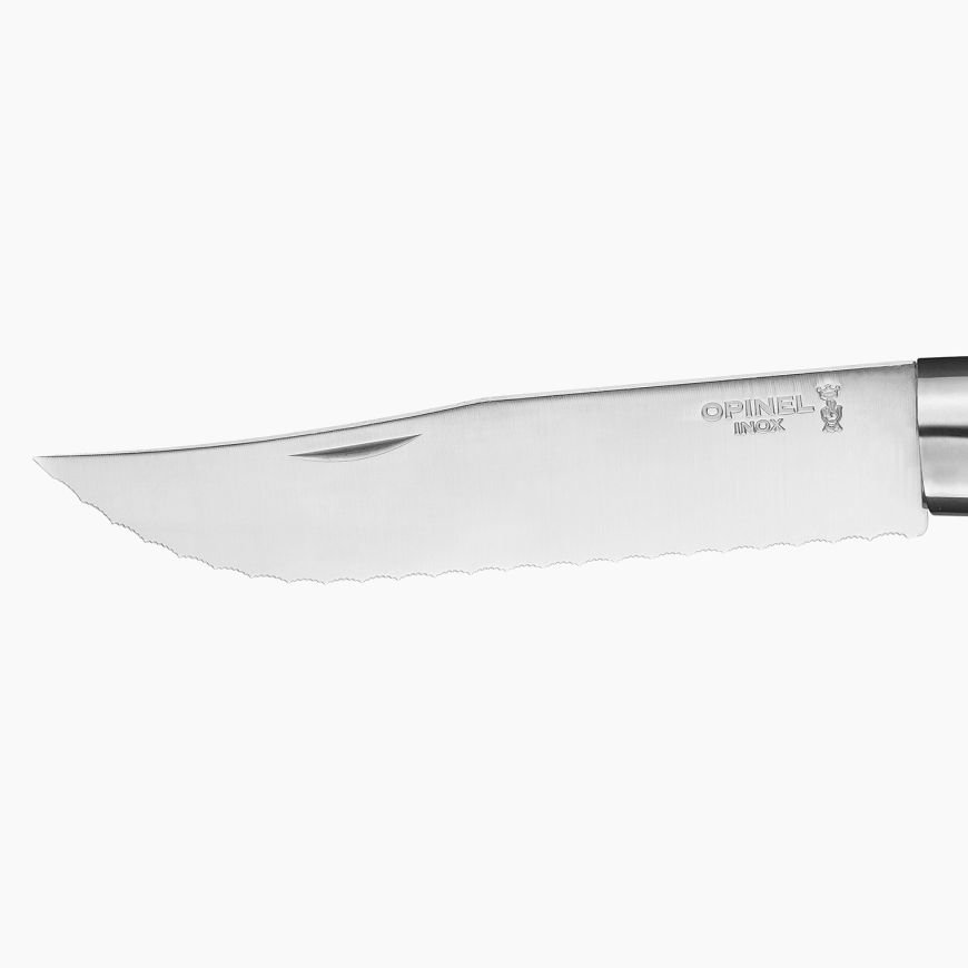 картинка Нож Opinel №12, нержавеющая сталь, рукоять из бука, серрейторная заточка, 002441