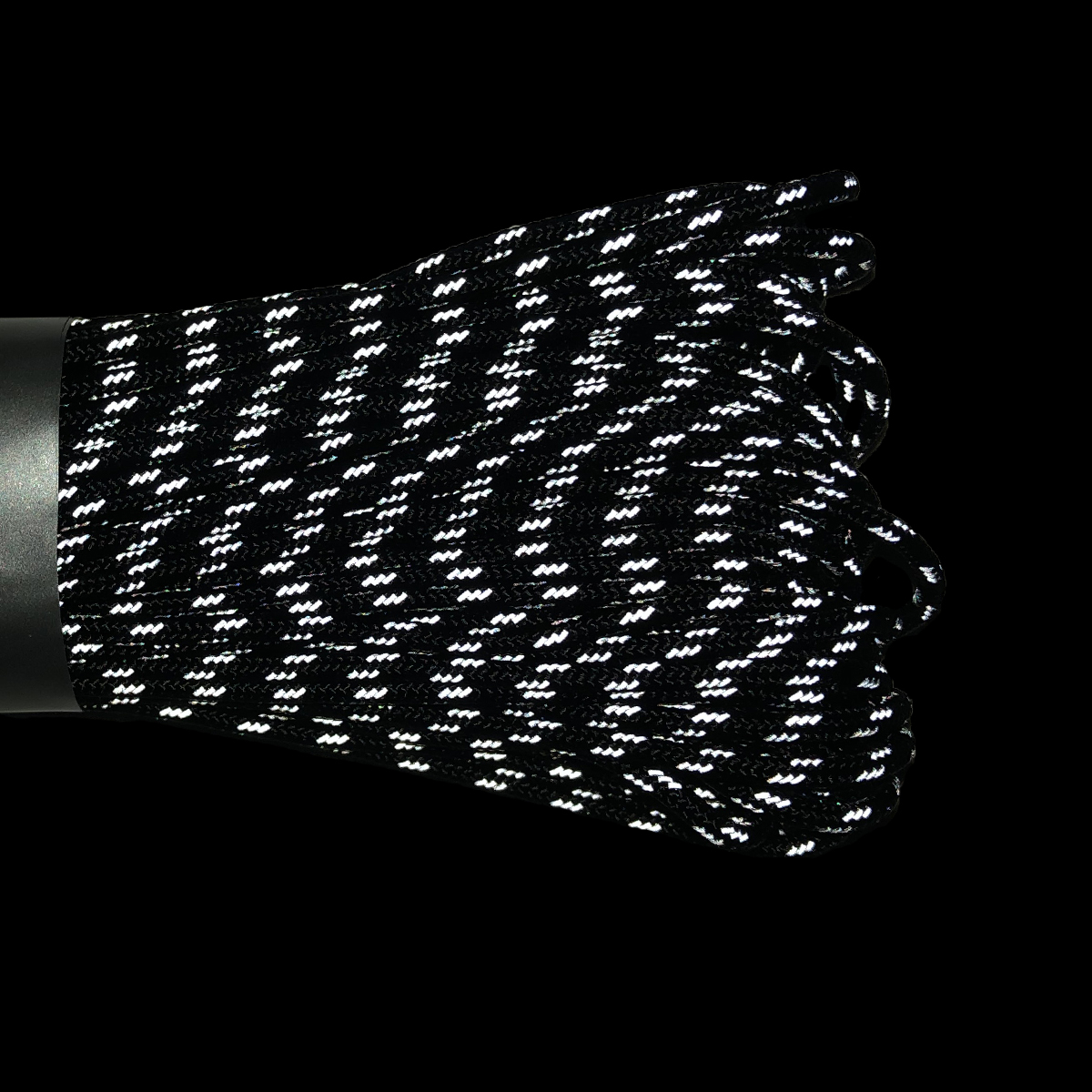 картинка Паракорд 275 (мини) CORD nylon 30м световозвращающий (black)