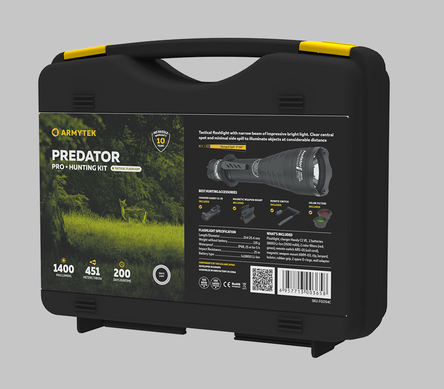 картинка Фонарь Armytek Predator Pro Hunting Kit