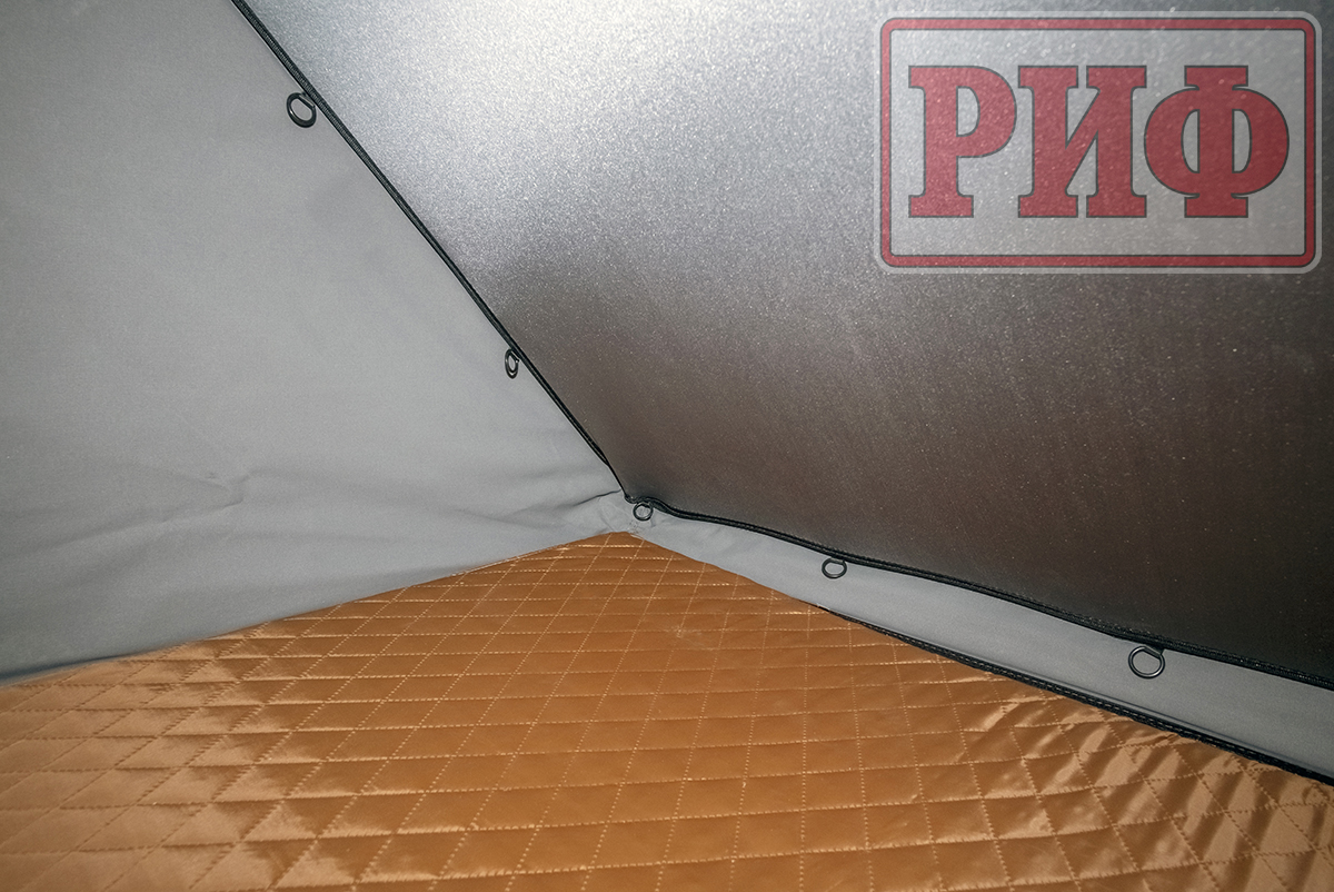 картинка Палатка на крышу автомобиля РИФ Hard RT05-130, корпус алюминий, тент серый