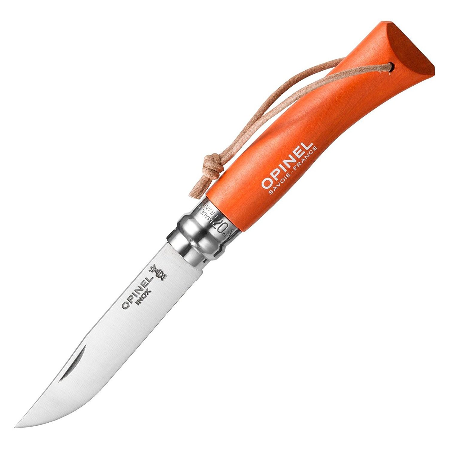 картинка Набор-дисплей 60 шт: нож Opinel №7, нержавеющая сталь, голубой/оранжевый/зеленый/фиолетовый, 001723