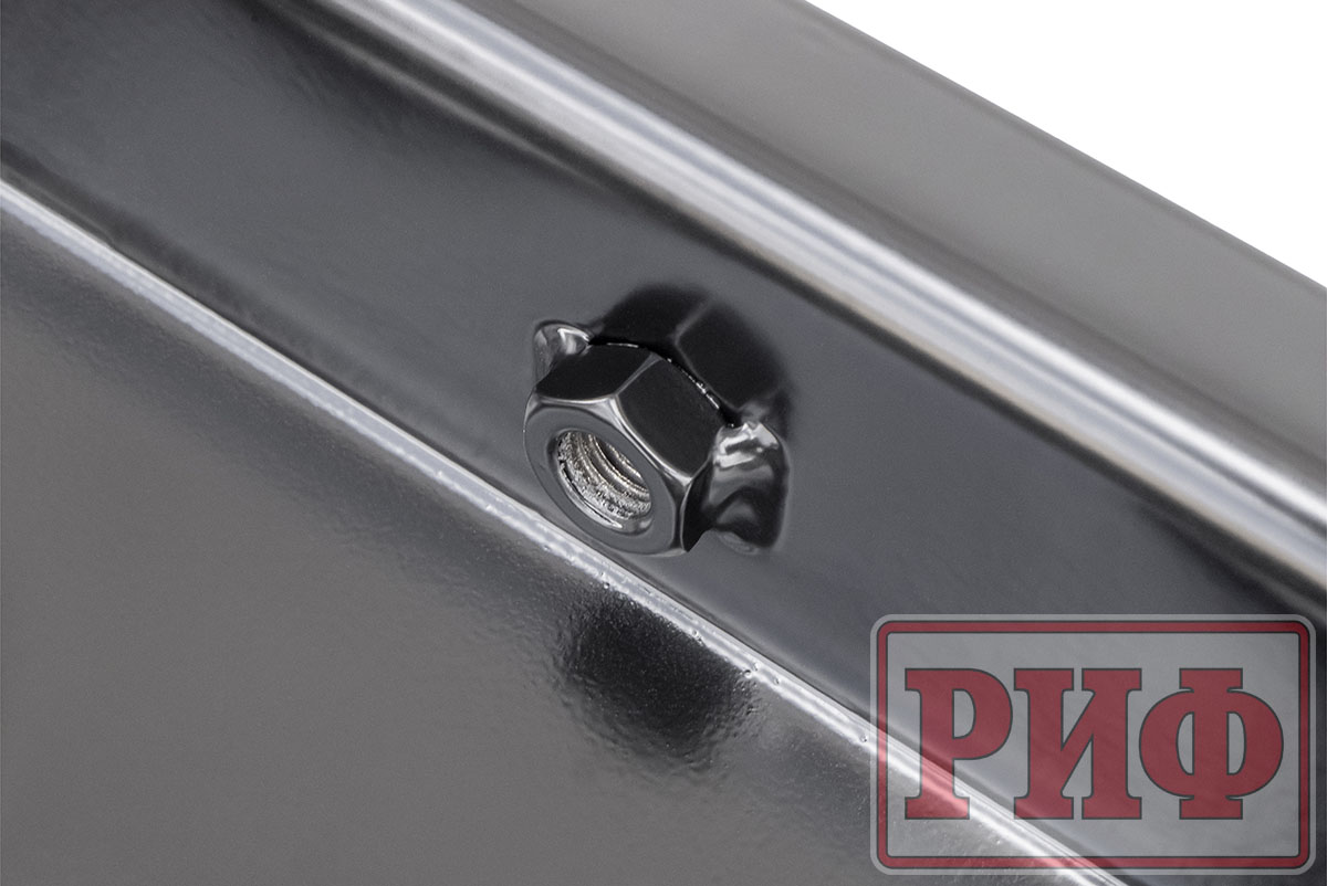 картинка Защита радиатора под бампер РИФ для ГАЗ Соболь лифт +50 мм