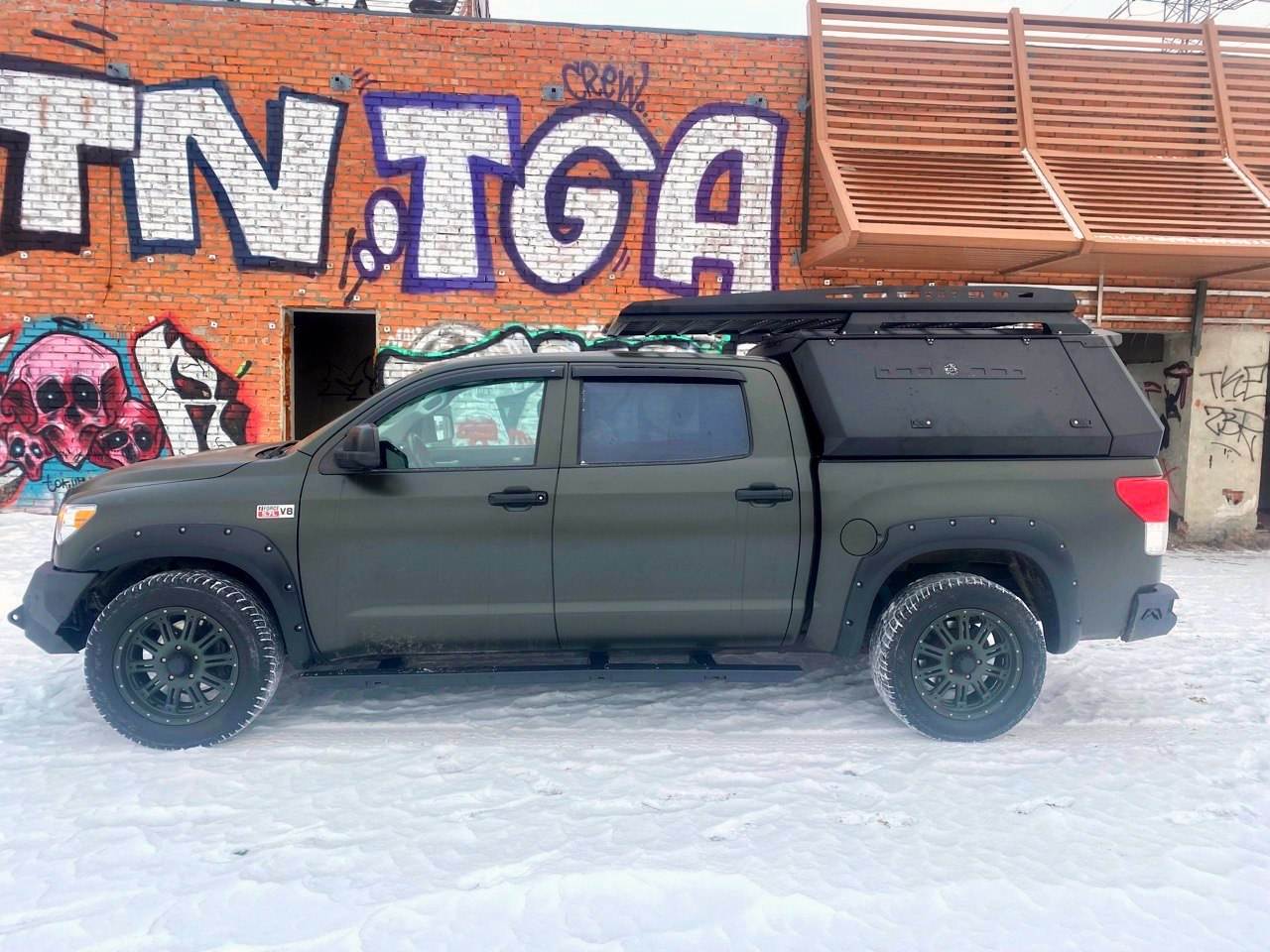 картинка Багажник KDT для кунга на Toyota Tundra алюминиевый 1.25x2.4м