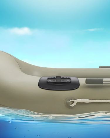картинка Накладка для креплений RAM® на борт надувной лодки ПВХ и hypalon, черная