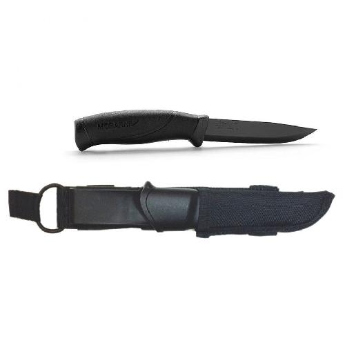 картинка Нож Morakniv Companion Tactical BlackBlade, нержавеющая сталь, черный клинок, 12351