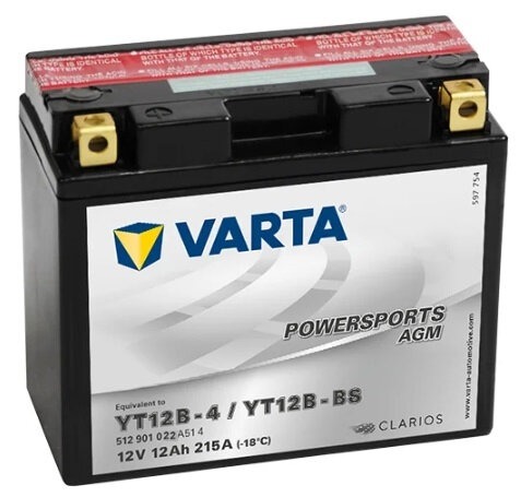 картинка Аккумулятор VARTA 12Ah Varta 12V 512 901 022 AGM