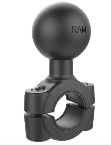 картинка Крепление RAM® Torque™ на руль, трубу 19-25 мм (3/4-1"), шар 38 мм (1,5"). Алюминий, покрытый порошковой краской