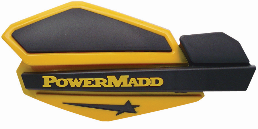 картинка Ветровые щитки для квадроцикла PowerMadd Серия Star, желтый/черный