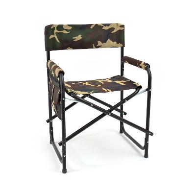 картинка Кресло складное Кедр, сталь, с карманом на подлокотнике