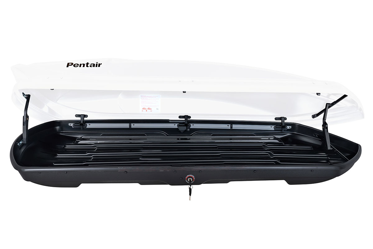 картинка Бокс автомобильный на крышу Pentair COBRA 420L белый глянец, двусторонний