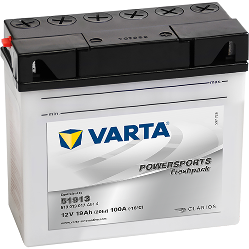 картинка Аккумулятор VARTA 19Ah Varta 12V 519 013 010  FP