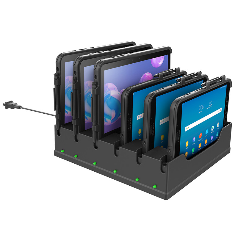 картинка 6-портовая док-станция RAM® для Tab Active2 и Tab Active Pro с OtterBox uniVERSE
