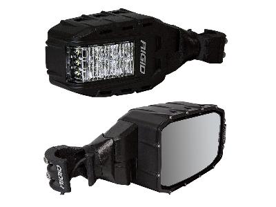 картинка Зеркала заднего вида RIGID REFLECT для UTV с встроенными LED фарами и указателями поворотов
