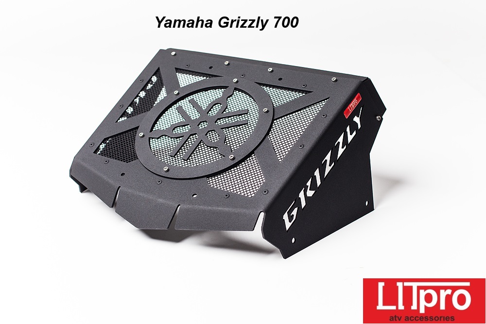 картинка Алюминиевый комплект выноса радиатора Litpro Yamaha Grizzly