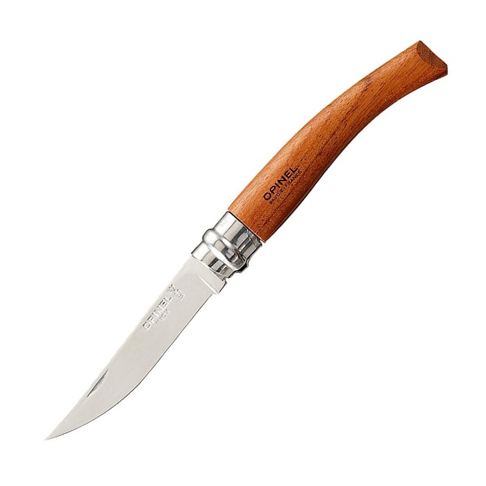 картинка Нож филейный Opinel №10, нержавеющая сталь, рукоять бубинга, 000013