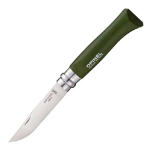 картинка Нож Opinel №8 Trekking, нержавеющая сталь, хаки, блистер, 001980