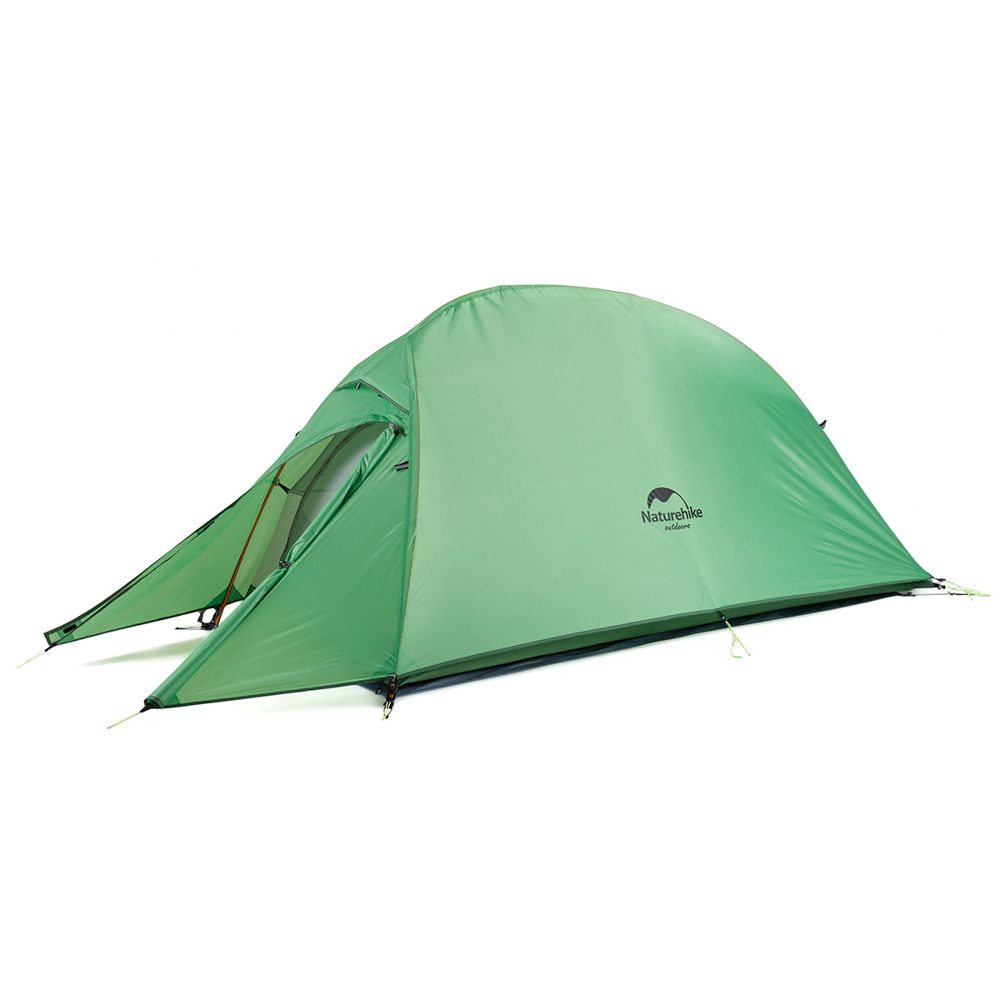 картинка Палатка 2-местная Naturehike сверхлегкая + коврик Сloud up NH17T001-T, 20D , зеленый, 6927595732212