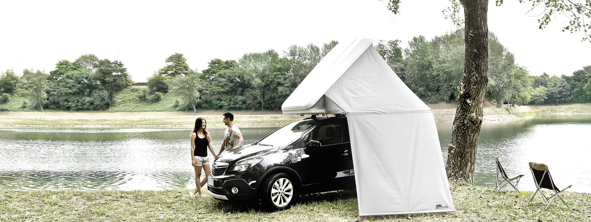 картинка Maggiolina Overcamp SMALL палатка автомобильная 200х130