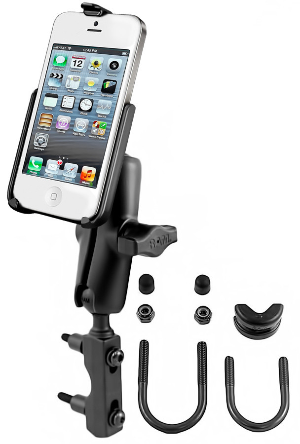 картинка RAM® мотоцикл крепления тормоза / бачка сцепления для Apple iPhone 5 и 5s 