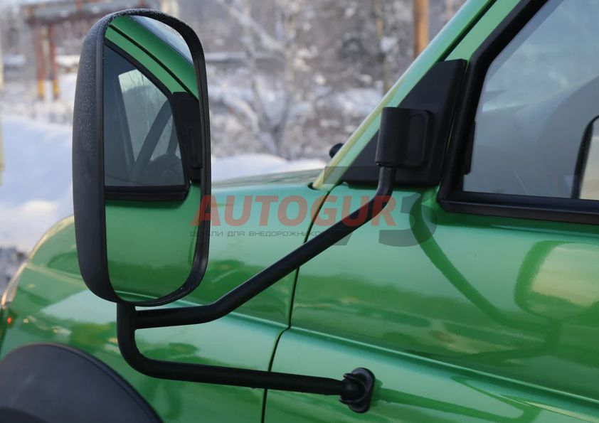 картинка Зеркало заднего вида УАЗ 2360 Карго, 2363 Профи боковое левое (широкая платформа)