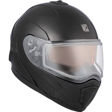 картинка Шлем CKX TRANZ 1.5 AMS SOLID EDL,черный, двойная линза с электроподогревом