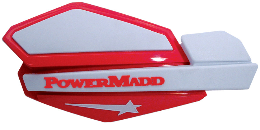 картинка Ветровые щитки для квадроцикла "PowerMadd" Серия Star, красный/белый