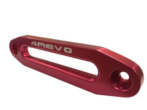 картинка Клюз алюминиевый 4Revo (красный) для лебёдок 9000-12000 Lbs