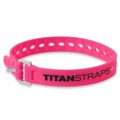 картинка Ремень крепёжный TitanStraps Super Straps розовый L = 46 см (Dmax = 12,7 см, Dmin = 3,2 см)