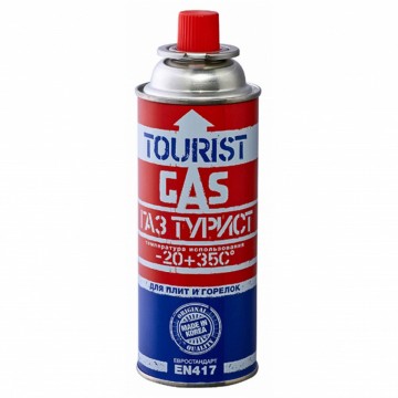 картинка Баллон газовый цанговый TOURIST для портативных приборов 220 г.