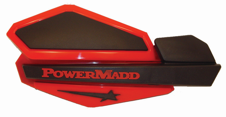 картинка Ветровые щитки для квадроцикла "PowerMadd" Серия Star, красный/черный