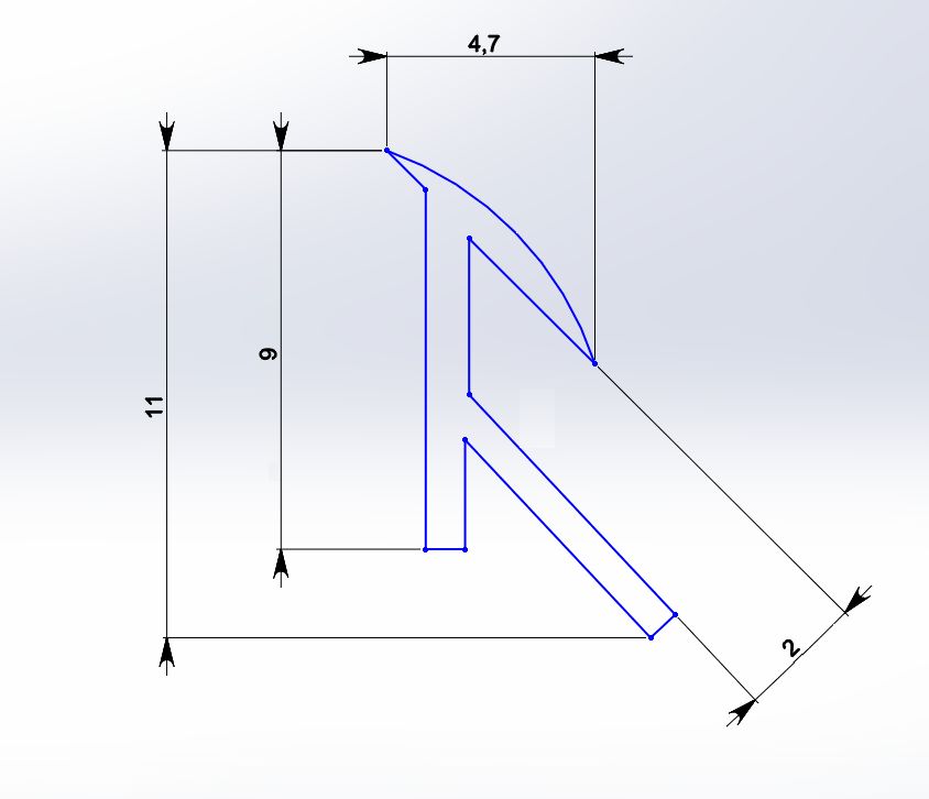картинка Уплотнитель расширителей арок клеевой слой с одной внутренней стороны (10 м)