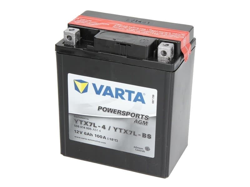 картинка Аккумулятор VARTA 6Ah Varta 12V 506 014 005 A514 AGM