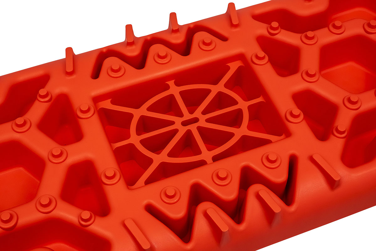 картинка Сенд-траки пластиковые 108х31 см усиленные, с площадкой под домкрат, красные (2 шт.)