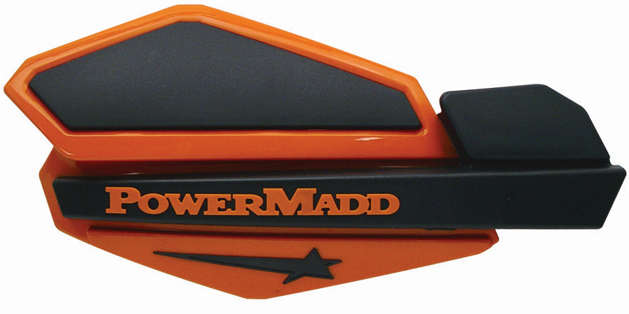 картинка Ветровые щитки для квадроцикла PowerMadd Серия Star, оранжевый/черный