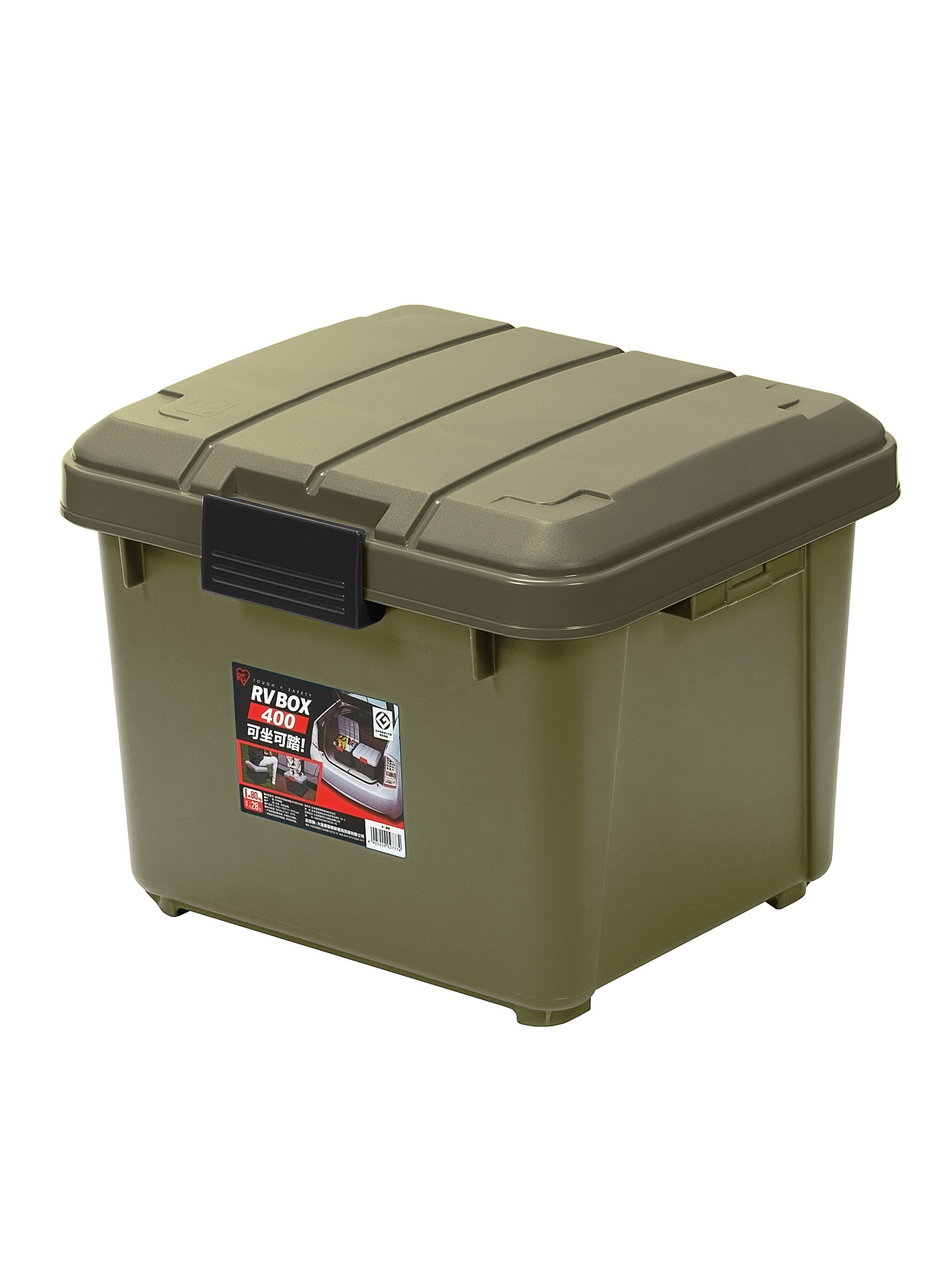 картинка Ящик экспедиционный IRIS RV BOX 400, хаки, 28 литров 42x37,5x33 см.