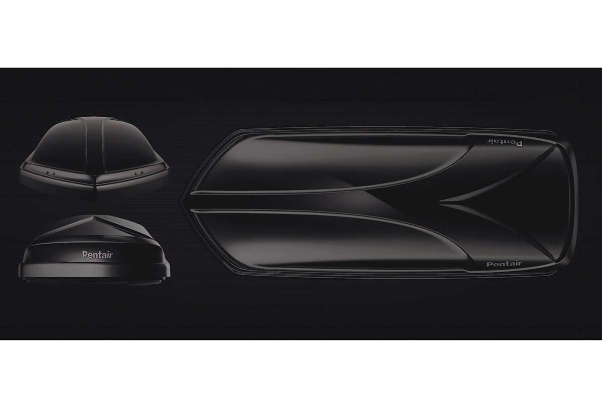 картинка Бокс автомобильный на крышу Pentair COBRA 420L черный глянец, двусторонний