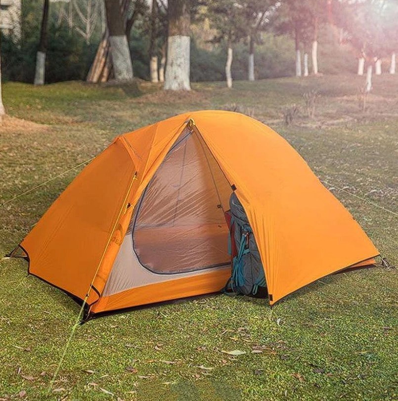 картинка Палатка Naturehike Cycling Si 2-местная, алюминиевый каркас, сверхлегкая, оранжевая