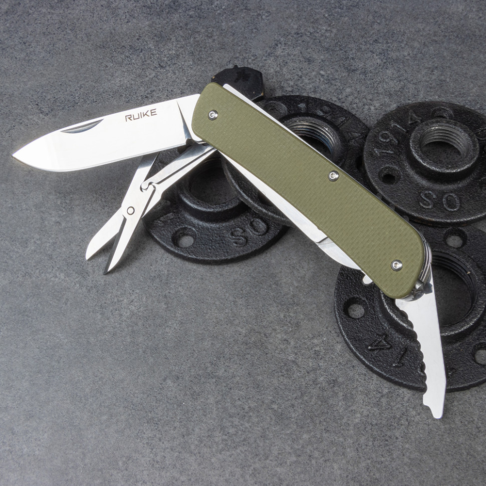 картинка Нож multi-functional Ruike L51-G зеленый